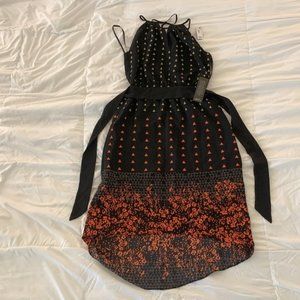 The Limited Sleeveless High & Low Belted Dress